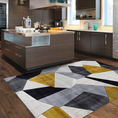 Sungate 2102 Gold Rectangle Rug