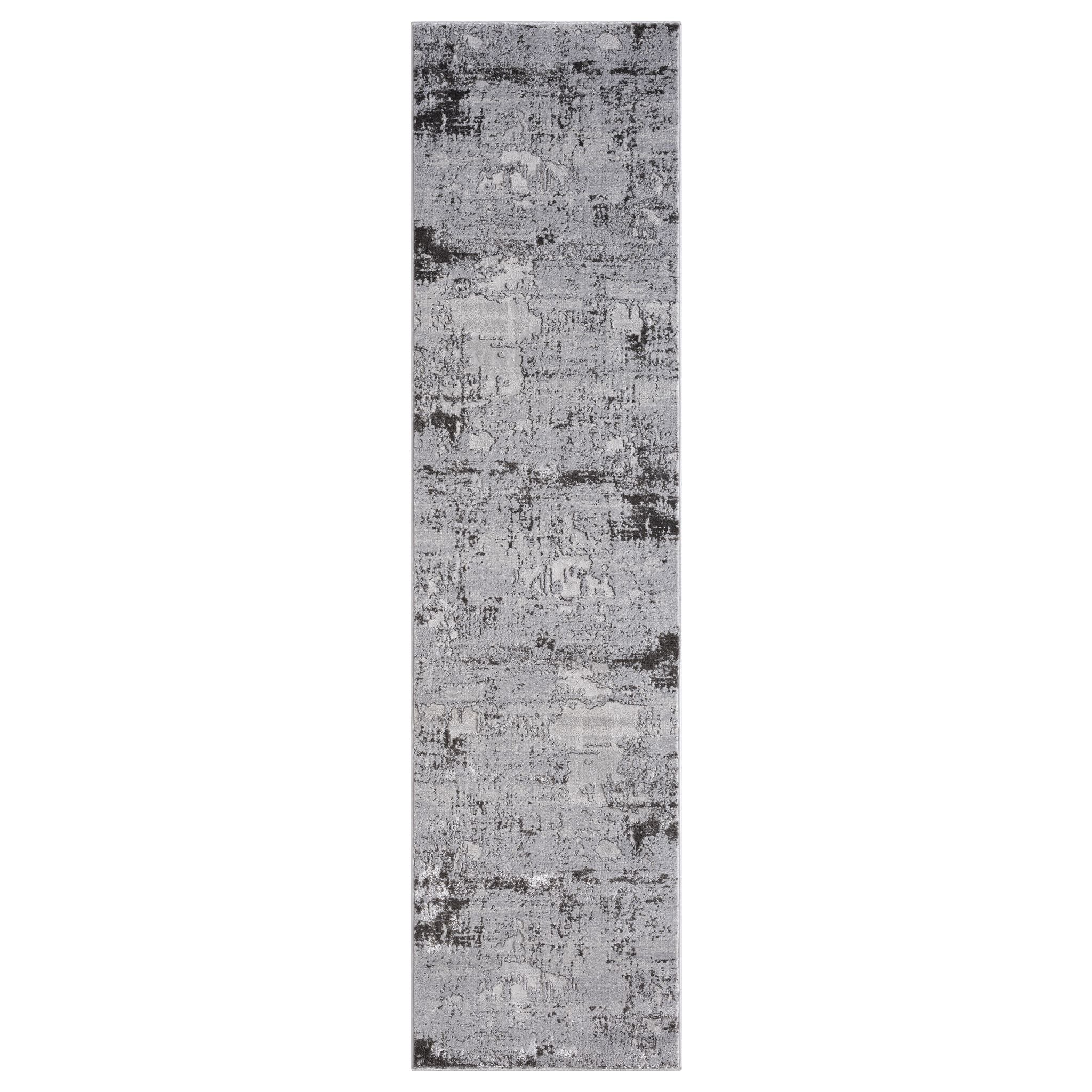 Silver Runner Rug Silver Amber 181 Hallway Runner Rug | Rug Queen Australia
